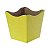 Cachepô Pequeno Liso Amarelo - 08 unidades - Imagem 1