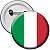 Broche Especial Bandeira da Itália - Para Lembrancinha - Imagem 1