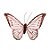 Clip Borboleta Petit Vermelho - Imagem 1