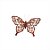 Clip Borboleta Dupla Bronze (Borboletas) - 6 Peças - Imagem 1