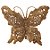 Clip Borboleta Glitter Ouro - Imagem 2