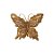 Clip Borboleta Glitter Ouro - Imagem 1