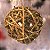 Bola Rattan Ouro 6cm - Imagem 3