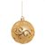 Bola de Vidro Galhos Ouro 10 cm - Imagem 2