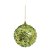 Bola com Lantejoulas Verde 10 cm (Bolas) - 6 Peças - Imagem 1