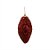 Bola Pino com Glitter Vermelho 6 cm (Enfeites) - 6 Peças - Imagem 1