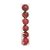 Bola de Natal Sortidas Rosa Claro e Rosa 8cm (Bola de Natal em Tubos) - 6 Peças - Imagem 2