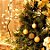 Bola de Natal Sortidas com Arabesco Marrom 6cm - 8 Un - Imagem 4