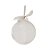 Enfeite Bola com Fita Incolor 3 cm - 3 Un - Imagem 1