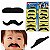 Bigode em Modelos Variados - 12 Un - Imagem 2
