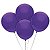 Balão Látex Tradicional Redondo 8" Liso Roxo - 50 Un - Imagem 1