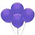 Balão Látex Tradicional Redondo 8" Liso Lilás - 50 Un - Imagem 1