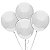 Balão Látex Tradicional Redondo 8" Liso Branco - 50 Un - Imagem 1