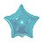 Balão Metalizado Estrela 04 Polegadas Liso Azul - Imagem 2