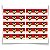 Adesivo Especial Retangular Angry Birds - 20 Un - Imagem 1