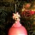 Natal Disney - Bola 3D Baby Minnie Rosa Claro 8cm - 2 Un - Imagem 4