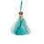 Natal Disney - Enfeite para Pendurar - Jasmine Azul 15cm - Imagem 2