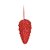 Enfeite para Pendurar Pinha Vermelho - 1 Un - Imagem 1