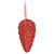 Enfeite para Pendurar Pinha Vermelho - 1 Un - Imagem 2