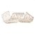 Fita de Natal Trabalhada Prata 6,3cm (Fita para Presente) - 1 Rolo - Imagem 3