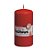 Vela Pilar Básico Vermelho 12X6cm (Velas Bolsius) - 5 Un - Imagem 1