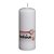 Vela Pilar Básico Branco 15X6cm (Velas Bolsius) - 5 Un - Imagem 1