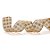 Fita Voal Quadriculada Ouro 3,8 cm x 9,14 mts (Fitas Natalinas) - 3 Un - Imagem 2