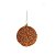 Bola com Paetê Cobre 8 cm (Bolas) - 6 Peças - Imagem 1