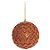Bola Glitter Ornamentada Cobre 10 cm (Bolas) - 6 Peças - Imagem 2