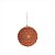 Bola Glitter Ornamentada Cobre 10 cm (Bolas) - 6 Peças - Imagem 1
