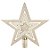 Estrela com Glitter Nude 15 cm (Ponteiras para Árvores) - Imagem 2