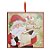 Quadrinhos Iluminados - Quadrada com Papai Noel com Led - 6 un - 2Aa - Imagem 2