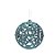 Bola Vazada com Arabesco Azul Claro 10 cm - Imagem 1