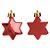 Estrelas Hexagonais Vermelho - Imagem 1