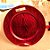 Sousplats Vermelho 33cm - Imagem 2