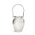 Casamento Rústico - Vaso Oval Médio Aéreo Transparente - Imagem 1