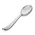 Colher Plástica Inox Sobremesa Premium - 10 Un - Imagem 2
