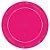 Prato Color 23cm Rosa Neon - 10 Un - Imagem 1