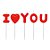 Vela I LOVE YOU - 05 Un - Imagem 1