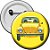 Festa Carros Vintage - Broche Especial Carros Vintage FUSCA - Para Lembrancinha - Imagem 1