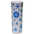 Copo Long Drink Decorado 300ml Branco Flocos de Neve - Imagem 1