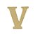 Letra em MDF Cru 12cm - V - Imagem 1