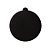 Base Laminada Redonda Preto Fosco 10cm 20 Un - Imagem 1