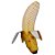 Guirlanda de Papel Fruta 48cm - Banana - Imagem 1