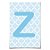 Letra para Personalizar Faixa - Azul Z - Imagem 1