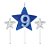 Vela Star Azul nº 9 - 03 Un - Imagem 1