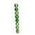 Bola de Natal Lisa / Mate / Glitter Verde Claro 5cm (Bola de Natal em Tubos) - 8 Peças - Imagem 1