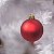 Bola de Natal Lisa / Mate / Glitter Vermelho 5cm (Bola de Natal em Tubos) - 8 Peças - Imagem 4