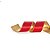 Fita de Natal Veludo Lisa Vermelho 6,3cm - 1 Un - Imagem 1
