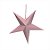 Estrela de 5 Pontas Decorada Vermelho 55cm (Origami) - Imagem 1